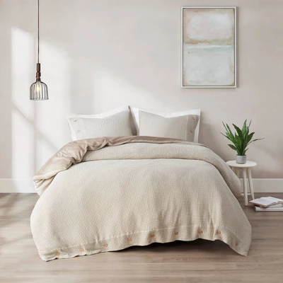 Elena Rayon From Bamboo Blend Waffle Weave Duvet Cover Set 5 Elena Rayon From Bamboo Blend Waffle Weave Duvet Cover Set - Image 3