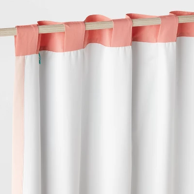 84" Tonal Blackout Window Kids' Panel Pink - Pillowfort™ 6 84" Tonal Blackout Window Kids' Panel Pink - Pillowfort™ - Image 4