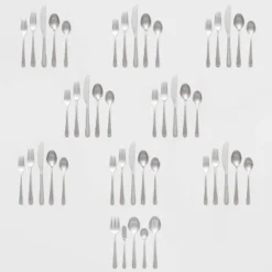 45pc Harrington Flatware Set Silver - Threshold™ 7 45pc Harrington Flatware Set Silver - Threshold™ -Baxton Studio Store GUEST 014afb64 117b 4392 b63f f9512793ab79