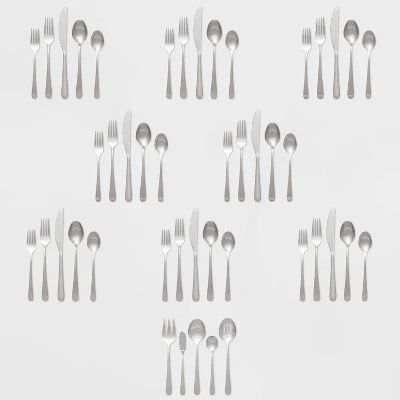 45pc Harrington Flatware Set Silver - Threshold™ 5 45pc Harrington Flatware Set Silver - Threshold™ - Image 3