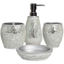 Sweet Home Collection - Glamour Bath Accessory Collection -Baxton Studio Store GUEST 033e24d3 7509 4a32 98e5 09906f5d8e2a 1
