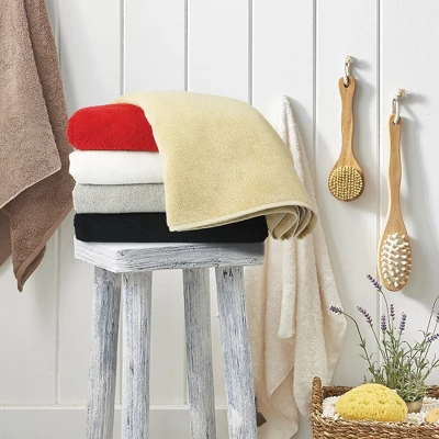 Sussexhome Solid Hotel-Quality Ultra-Absorbent 100% Natural Cotton Bath Sheet Towel For Bathroom - 40 X 80 Inches 5 Sussexhome Solid Hotel-Quality Ultra-Absorbent 100% Natural Cotton Bath Sheet Towel For Bathroom - 40 X 80 Inches - Image 3