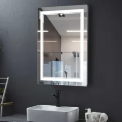 Maleah LED Bathroom Vanity Mirror With Anti-fog - The Pop Home -Baxton Studio Store GUEST 04dbfdd8 47ae 467a 9fee 84a6dbd2522b