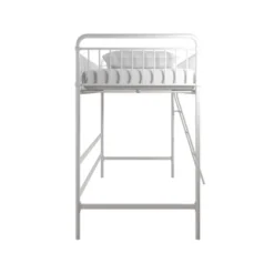 Twin Kaila Metal Loft Bed White - Room & Joy -Baxton Studio Store GUEST 06fb1806 0984 4b98 a59f 7e2909ff2ab0