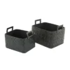 Set Of 2 Leather Storage Baskets Brown - Olivia & May -Baxton Studio Store GUEST 071e9178 b8af 4450 819e 48bdb6f4389d