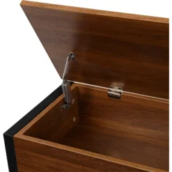 Honey-Can-Do Shoe Storage Bench Walnut -Baxton Studio Store GUEST 0749b54e 2114 4803 bafe c233eeb7feae