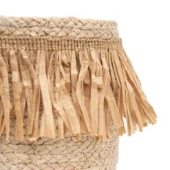 Set Of 2 Natural Woven Natural Seagrass & Faux Raffia Basket - Foreside Home & Garden -Baxton Studio Store GUEST 09097f9e e734 418f 9c7f de2d3e08f88e