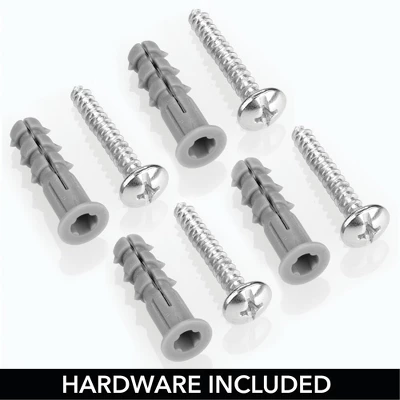 MDesign Metal Wall Mount Magazine Holder, Storage Organizer Rack 4 MDesign Metal Wall Mount Magazine Holder, Storage Organizer Rack - Image 2