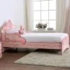 Twin Nemma Princess Crown Twin Bed Pink - Homes: Inside + Out 1 Twin Nemma Princess Crown Twin Bed Pink - Homes: Inside + Out -Baxton Studio Store GUEST 0c064e34 98d1 4506 a313 cfe9b4d4fd4d