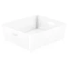 Simplify 2pk Large Slide And Stack Storage Shallow Totes White -Baxton Studio Store GUEST 0e818c20 9272 457d 8eda d811e948934c