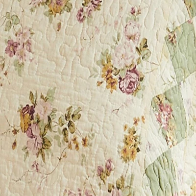 Bliss Reversible Cotton Pillow Sham King 20" X 36" Ivory By Greenland Home Fashion 5 Bliss Reversible Cotton Pillow Sham King 20" X 36" Ivory By Greenland Home Fashion - Image 3