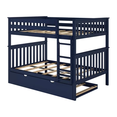 Max & Lily Twin Over Twin Bunk Bed With Trundle 4 Max & Lily Twin Over Twin Bunk Bed With Trundle - Image 2