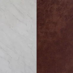 Brandon Vintage Matte Faux Marble Wall Shelf Brown - Nathan James -Baxton Studio Store GUEST 11b03009 b5d9 4fb4 a38d 0116518878e5