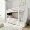 Max & Lily Twin Over Twin Staircase Bunk With Trundle -Baxton Studio Store GUEST 1203bf5a aa35 452e 8eaf 8549caa4731d
