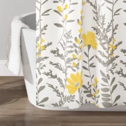 Aprile Shower Curtain Yellow/Gray - Lush Décor -Baxton Studio Store GUEST 130d755d e098 4d2f b4f2 0f5bfe595375