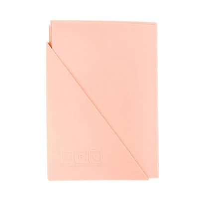 Austin Baby Collection Silicone Foldable Placemat - Wildflower Ripe Peach 3 Austin Baby Collection Silicone Foldable Placemat - Wildflower Ripe Peach