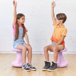 ECR4Kids Twist Wobble Stool, Active Learning Chair, Flex Seating, 14in Seat Height -Baxton Studio Store GUEST 14832c62 4584 447b 9f10 11ef49da42db