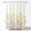 Aprile Shower Curtain Yellow/Gray - Lush Décor 2 Aprile Shower Curtain Yellow/Gray - Lush Décor -Baxton Studio Store GUEST 156abd20 df35 4193 a615 7ce4fd0cdd42