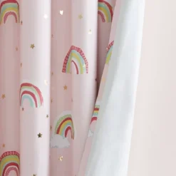 Natalie Rainbow With Metallic Printed Total Blackout Window Panel Pink - Mi Zone 15 Natalie Rainbow With Metallic Printed Total Blackout Window Panel Pink - Mi Zone -Baxton Studio Store GUEST 15dadb20 4b17 46cb b584 742a62253e59