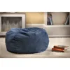 Micro-Fiber Suede Kids' Bean Bag Chair Blue - Gold Medal -Baxton Studio Store GUEST 161557d8 0572 4acd 9eb1 2c54edffeb46