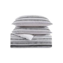 Twin Wooster Stripe Comforter & Sham Set Black/White - City Scene -Baxton Studio Store GUEST 16439273 56f5 48d9 a568 c6dfcde18366