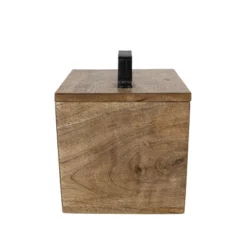 Barn Quilt Trinket Box With Lid Wood, Metal & White Resin By Foreside Home & Garden -Baxton Studio Store GUEST 16ef6b71 2ba0 426e ba25 48f254016d37