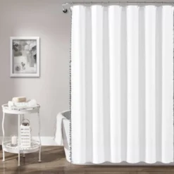 72"x72" Kids' Pom Pom Shower Curtain - Lush Décor -Baxton Studio Store GUEST 17a09a4d 6b7d 4555 b5d6 0ccb6d5a28e0