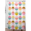 June Journal Colorful And Bright Circle Pattern Shower Curtain - Deny Designs -Baxton Studio Store GUEST 180a26cf 0545 4ae8 9788 8b6d69e105b1
