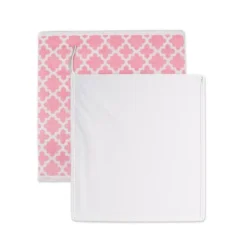 Set Of 4 11" X 11" X 11" Nonwoven Polyester Sorbet Square Lattice Storage Cube Pink - Design Imports -Baxton Studio Store GUEST 180bb84c 4020 416a 85f0 b600f8e027bf