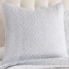 Blue Sea Chevron Euro Sham Set Of 2 - Levtex Home