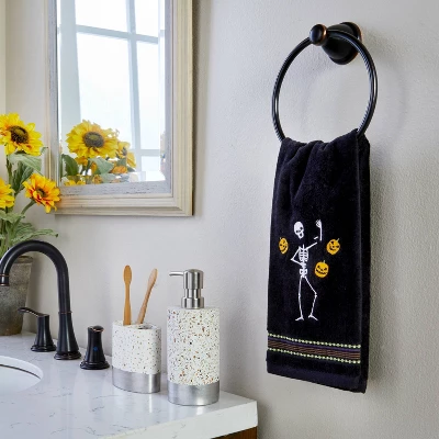 2pc Juggling Skeleton Hand Towel Set - SKL Home 3 2pc Juggling Skeleton Hand Towel Set - SKL Home