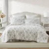 Laura Ashley Walled Garden 100% Cotton Quilt Bedding Set Brown -Baxton Studio Store GUEST 1b24ee28 4dde 408d a515 5fb1e38c306e