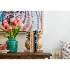 2pc Pineapple Bookend Set Bronze - Storied Home 17 2pc Pineapple Bookend Set Bronze - Storied Home -Baxton Studio Store GUEST 1da9b3a5 055e 4d1b b037 d449ecc4ccb8