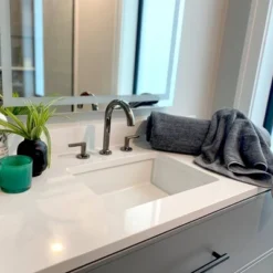 2pc Melange Viscose From Bamboo Cotton Hand Towel Set Charcoal - BedVoyage -Baxton Studio Store GUEST 1fe7aab2 9ddd 43c1 b5a9 e7856132540d