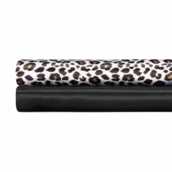 Leopard Print Satin Sheet Set Charcoal - Betseyville -Baxton Studio Store GUEST 21f59e5e e51b 4a68 9870 e7fcb4245e61