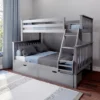 Max & Lily Twin Over Full Bunk Bed With Under Bed Storage Drawers -Baxton Studio Store GUEST 22356226 e68e 4197 96cf 7224b8848611