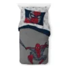 Saturday Park Marvel Spiderman Web Stripe 100% Organic Cotton Bed Set -Baxton Studio Store GUEST 228b8385 6bb6 4d1b b605 56698385b135