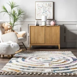 NuLOOM Ava Colorful Maze Kids Tassel Area Rug -Baxton Studio Store GUEST 22928018 9ef9 4ffe 8748 cee941b61a44