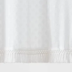 Textured Crochet Trim Shower Curtain White - Threshold™ 7 Textured Crochet Trim Shower Curtain White - Threshold™ -Baxton Studio Store GUEST 23cbbb1e 0034 4b41 a575 c544a3d00c1a
