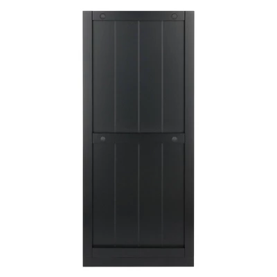 27" Timothy Shelf 2X2 Slots Black - Winsome 4 27" Timothy Shelf 2X2 Slots Black - Winsome - Image 2