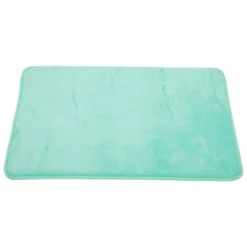 Unique Bargains Solid Color Pattern Bathroom Rugs Polyester Bath Mat Machine Washable Green 80x50cm -Baxton Studio Store GUEST 27eb344d c586 471a b807 769f5d7d649a