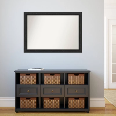 40" X 28" Non-Beveled Shipwreck Black Narrow Bathroom Wall Mirror - Amanti Art 6 40" X 28" Non-Beveled Shipwreck Black Narrow Bathroom Wall Mirror - Amanti Art - Image 4