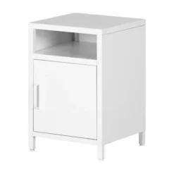 Sweedi Metal 1-Door Nightstand - South Shor -Baxton Studio Store GUEST 286d0ea3 16dd 44dc b894 d59cfd18acc3