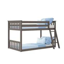 Max & Lily Twin Over Twin Low Bunk Bed -Baxton Studio Store GUEST 2a958a96 9db0 428b a387 1674e47ffac3