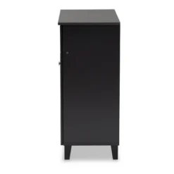 Shelf Wood Shoe Storage Cabinet With Drawer Coolidge Finished Dark Gray - Baxton Studio -Baxton Studio Store GUEST 2e3cf180 5cee 4cc5 9c17 cfcd02d8b8fc