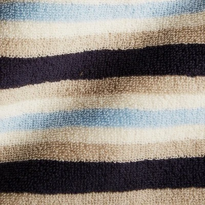 Cotton Modern Stripe 2-Piece Bath Sheet Set By Blue Nile Mills 4 Cotton Modern Stripe 2-Piece Bath Sheet Set By Blue Nile Mills - Image 2