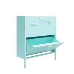 Cache 2 Door Shoe Storage Cabinet Mint - Novogratz -Baxton Studio Store GUEST 30b15646 6ddc 43c3 b455 2ada5d35497c