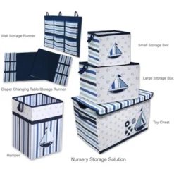 Bacati - Little Sailor Storage Box Small 10 Bacati - Little Sailor Storage Box Small -Baxton Studio Store GUEST 3247a7e1 8fa2 4785 88d3 eb6534723965