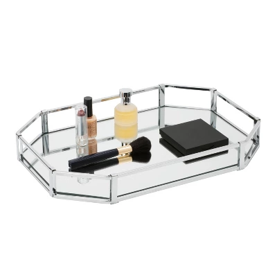 Octagon Design Bathroom Tray Chrome - Home Details 3 Octagon Design Bathroom Tray Chrome - Home Details