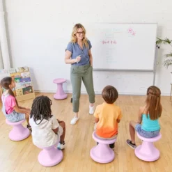 ECR4Kids Twist Wobble Stool, Active Learning Chair, Flex Seating, 14in Seat Height -Baxton Studio Store GUEST 32ab12c6 3347 40ab b271 026357388c13